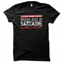 Shirt Sarcasme Noir pour homme et femme