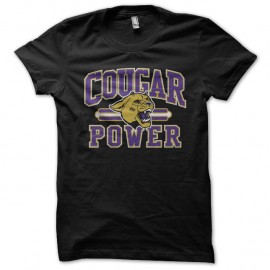 Shirt cougar power noir pour homme et femme