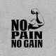 Shirt no pain no gain gris pour homme et femme