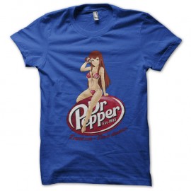 Shirt doctor pepper trust me bleu pour homme et femme