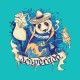 Shirt panda mexicain desperado fiesta bleu ciel pour homme et femme