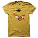 Shirt angry birds jaune pour homme et femme