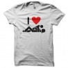 Shirt j'aime le sexe blanc pour homme et femme