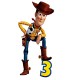 Shirt woody de toy story blanc pour homme et femme