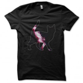 Shirt chat de l'espace noir pour homme et femme