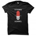 Shirt vitamin anime noir pour homme et femme