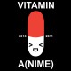 Shirt vitamin anime noir pour homme et femme