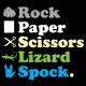 Shirt rock paper scissors lizard spock noir pour homme et femme