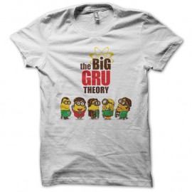 Shirt the Big Gru theory minion blanc pour homme et femme