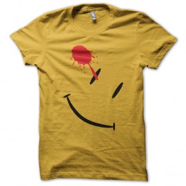 Shirt smile jaune pour homme et femme