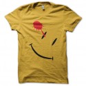 Shirt smile jaune pour homme et femme