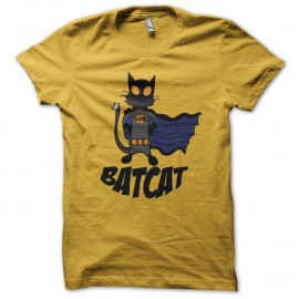 Shirt Bat Cat jaune pour homme et femme