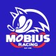 Shirt Mobius racing sonic bleu pour homme et femme