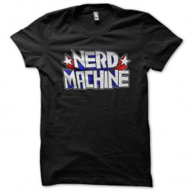 Shirt The Nerd Machine noir pour homme et femme