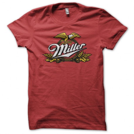 Shirt Miller beer rouge pour homme et femme