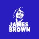 Shirt James Brown blanc/bleu royal pour homme et femme