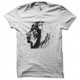 Shirt lion de profil blanc pour homme et femme