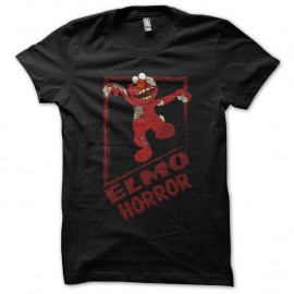 Shirt Elmo horror noir pour homme et femme