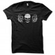 Shirt braquage skull noir pour homme et femme