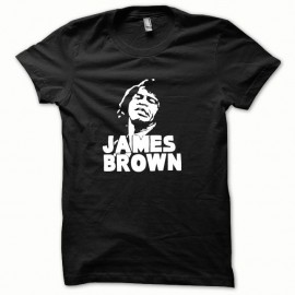 Shirt James Brown blanc/noir pour homme et femme