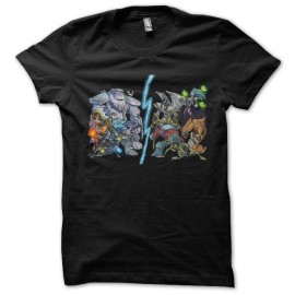 Shirt Dota personnages vs noir pour homme et femme