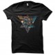 Shirt etoiles effet espace illuminati noir pour homme et femme