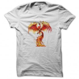 Shirt Phoenix blanc pour homme et femme