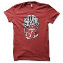 Shirt the rolling stones vintage rouge pour homme et femme