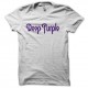 Shirt deep purple blanc pour homme et femme