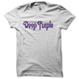 Shirt deep purple blanc pour homme et femme