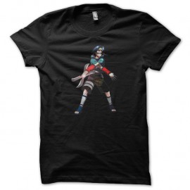 Shirt naruto sasuke noir pour homme et femme