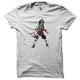Shirt naruto sasuke blanc pour homme et femme
