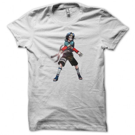 Shirt naruto sasuke blanc pour homme et femme