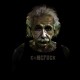 Shirt albert einstein gangster tatoue noir pour homme et femme