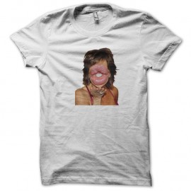 Shirt big bisous blanc pour homme et femme