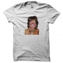 Shirt big bisous blanc pour homme et femme
