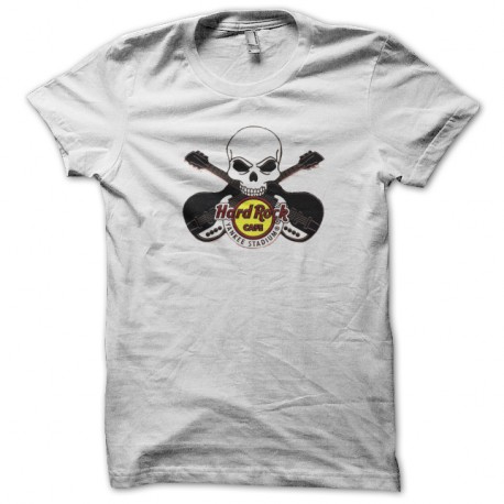 Shirt hard rock yankee stadium blanc pour homme et femme