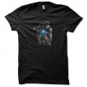 Shirt Iron Man noir pour homme et femme