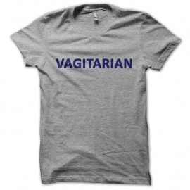 Shirt Vagitarian gris pour homme et femme