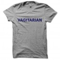 Shirt Vagitarian gris pour homme et femme