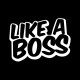 Shirt Like a boss noir pour homme et femme