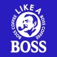 Shirt like a boss coffee bleu pour homme et femme