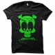 Shirt skeletee vert fluorescent noir pour homme et femme