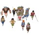 Shirt one piece personnages blanc pour homme et femme