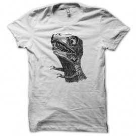 Shirt t rex blanc pour homme et femme