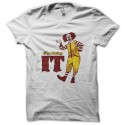 Shirt Im loving It parodie clown macdonald version horreur blanc pour homme et femme