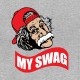 Shirt Einstein My Swag gris pour homme et femme