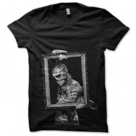 Shirt rick genest noir pour homme et femme