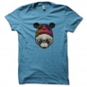 Shirt panda bleu ciel pour homme et femme