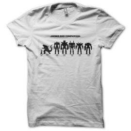 Shirt Jaeger size comparison blanc pour homme et femme